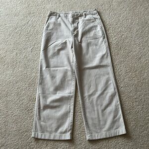 Gap wide leg khaki pants size 12